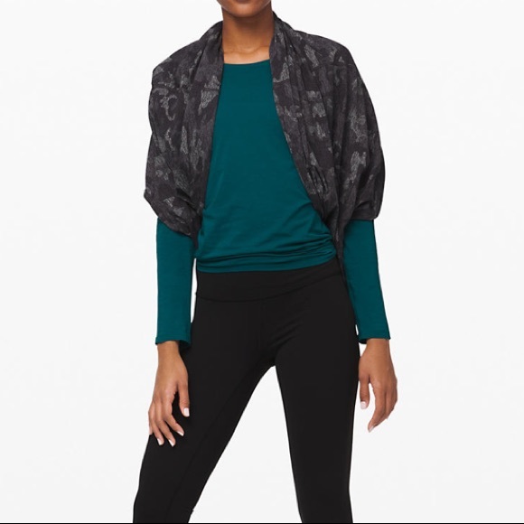 🎁Lululemon Vinyassa Cotton Scarf-Incognito… - Picture 6 of 12